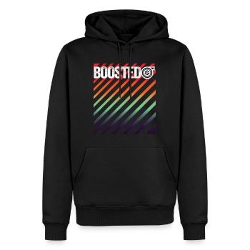Turbocompresseur - Boost Boosted Motorsport Auto - Sweat à capuche Premium bio Homme - noir - Devant - Nico (187cm)