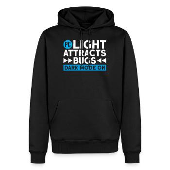 Computer Coding Programmierer - Männer Premium Bio Hoodie - Schwarz - Vorne - Nico (187cm)