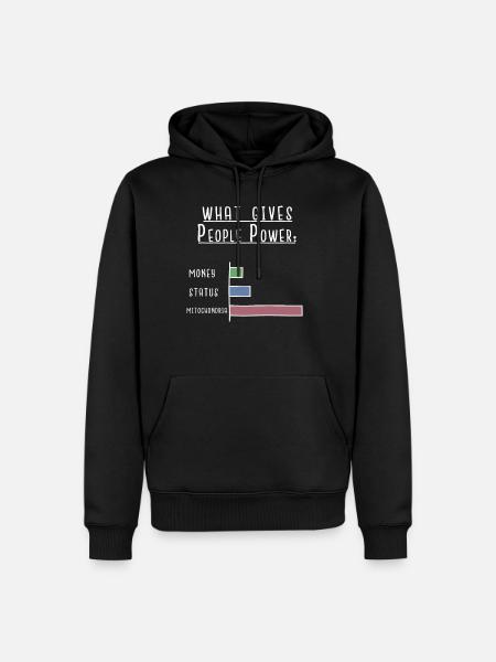 Biologie - Männer Premium Bio Hoodie - Schwarz