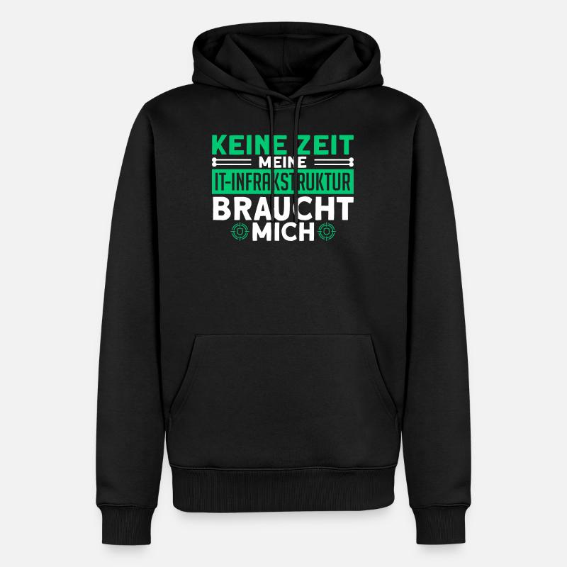 Programmierer Systemadministrator Fachinformatiker - Männer Premium Bio Hoodie - Schwarz