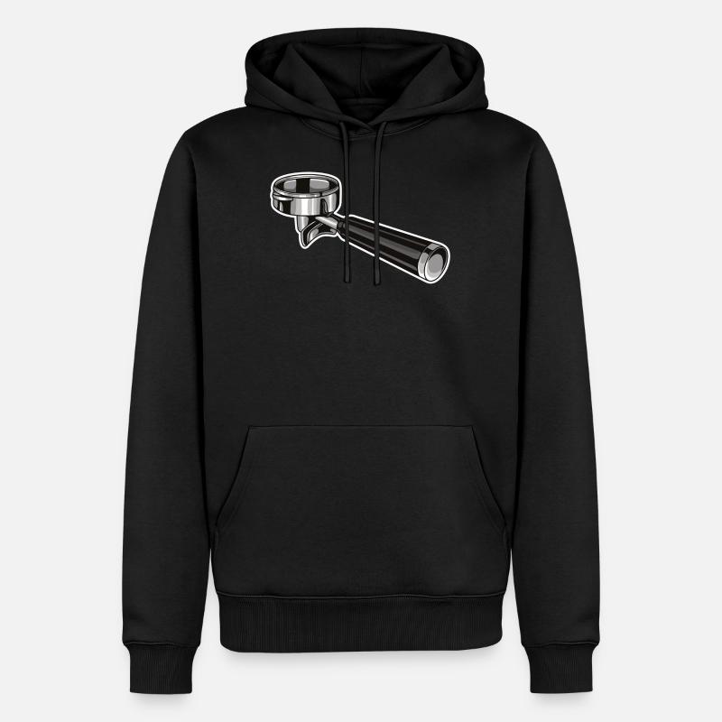 Siebträger Kaffemaschine Siebträger Kaffe Junky - Männer Premium Bio Hoodie - Schwarz