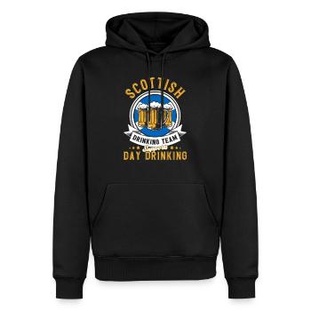 Bier Schotte Schottland Geschenk - Männer Premium Bio Hoodie - Schwarz - Vorne - Nico (187cm)