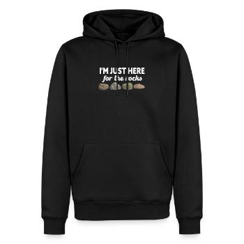 Geology Geologist Geologist Science Gift - Men’s Premium Organic Hoodie - black - Front - Nico (187cm)