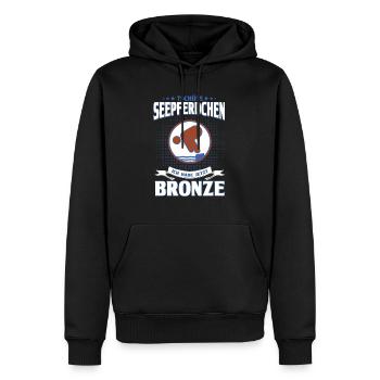 Schwimmer Schwimmprüfung Bronze Geschenk - Männer Premium Bio Hoodie - Schwarz - Vorne - Nico (187cm)