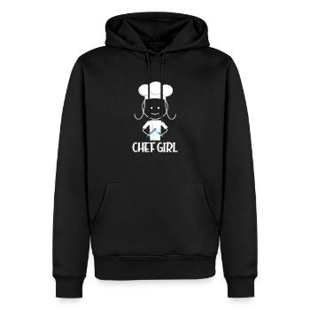 Cuisine cuisine cuisine restaurant chef cadeau - Sweat à capuche Premium bio Homme - noir - Devant - Nico (187cm)