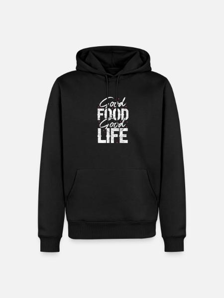 Cuisinier - Sweat à capuche Premium bio Homme - noir