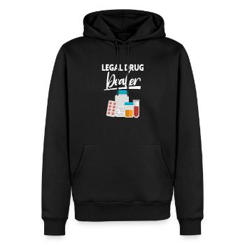 Apotheke Apotheker Medizin Apothekerin Geschenk - Männer Premium Bio Hoodie - Schwarz - Vorne - Nico (187cm)
