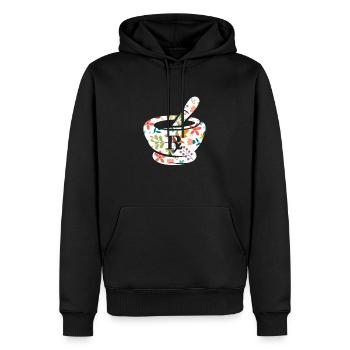 Pharmacie Pharmacien Médecine Pharmacien Cadeau - Sweat à capuche Premium bio Homme - noir - Devant - Nico (187cm)