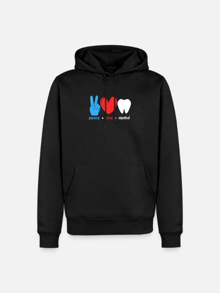 Dentist Dentist Dentist Teeth Gift - Men’s Premium Organic Hoodie - black