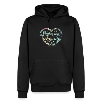 Apotheke Apotheker Medizin Apothekerin Geschenk - Männer Premium Bio Hoodie - Schwarz - Vorne - Nico (187cm)