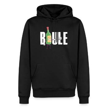 Boules de Boccia Boules de Boules de Boules de Boules de Boccia Tenue de pétanque - Sweat à capuche Premium bio Homme - noir - Devant - Nico (187cm)