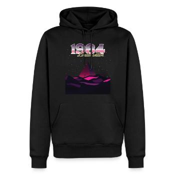 1984 SW pyramid limited edition - 1984 Birthday - Men’s Premium Organic Hoodie - black - Front - Nico (187cm)