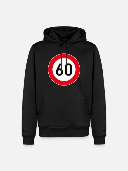 Pace 60 - Men’s Premium Organic Hoodie - black