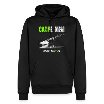 Karpfenangler Karpfenangeln Geschenk Rodpod - Männer Premium Bio Hoodie - Schwarz - Vorne - Nico (187cm)