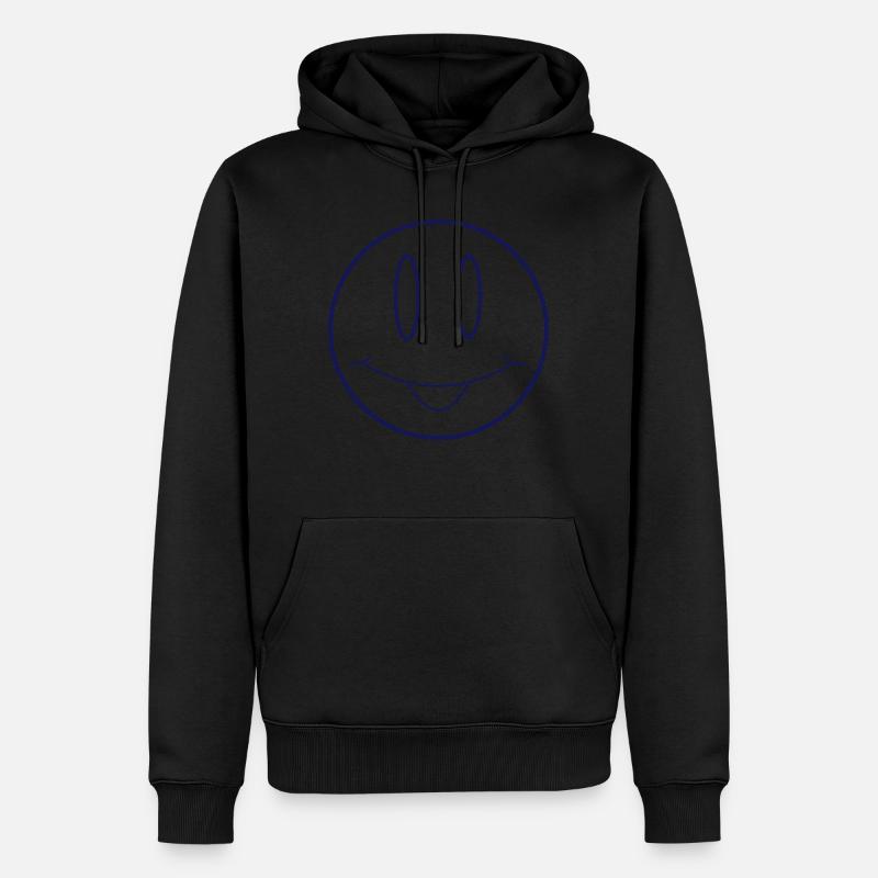 sourire - Sweat à capuche Premium bio Homme - noir