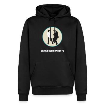 Pulp Fiction Dance - Männer Premium Bio Hoodie - Schwarz - Vorne - Nico (187cm)