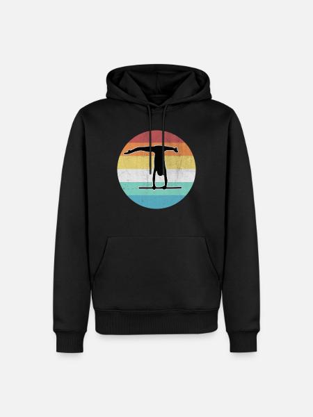Turner - Männer Premium Bio Hoodie - Schwarz