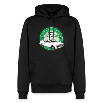 Italienische Sport Coupè - Männer Premium Bio Hoodie - Schwarz - Vorne - Nico (187cm)