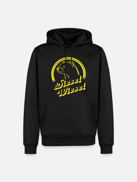 Diesel Wiesel - Männer Premium Bio Hoodie - Schwarz