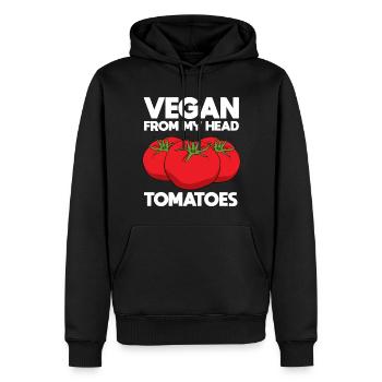 Lustiger Veganer Veganer Aktivist - Männer Premium Bio Hoodie - Schwarz - Vorne - Nico (187cm)