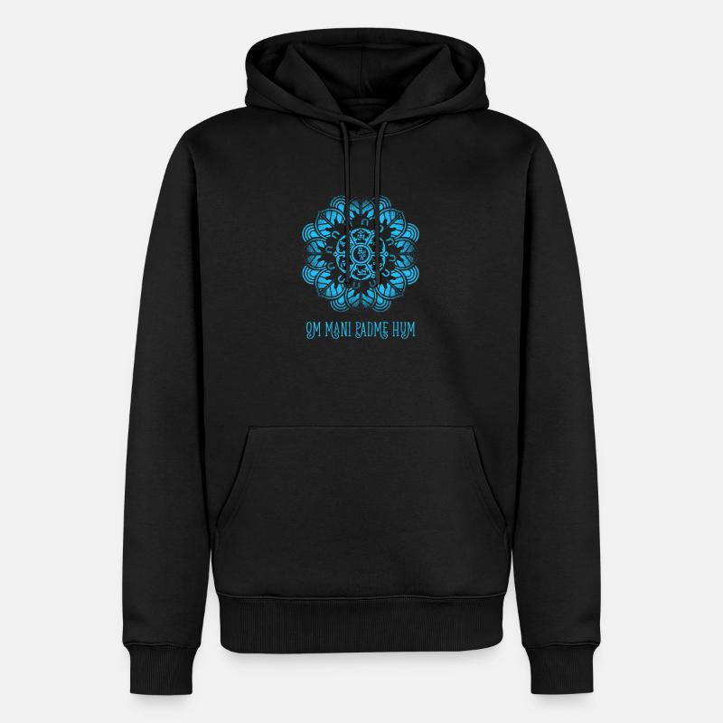 Om Mani Padme Hum - Sweat à capuche Premium bio Homme - noir