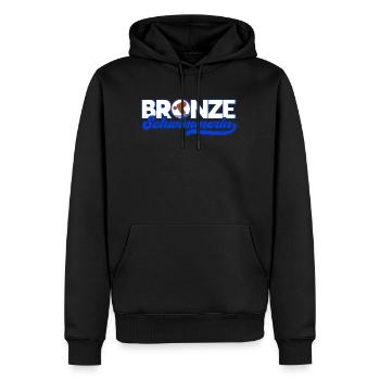 Schwimmprüfung Schwimmer Bronze Geschenk - Männer Premium Bio Hoodie - Schwarz - Vorne - Nico (187cm)