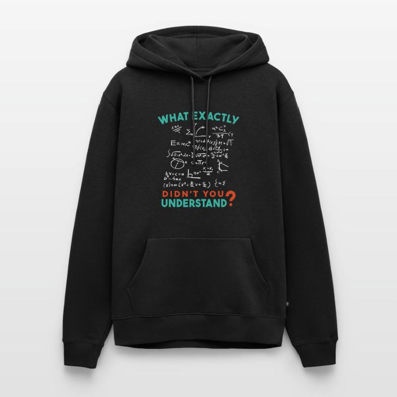 Physics Math Formula Joke Men’s Premium Organic Hoodie