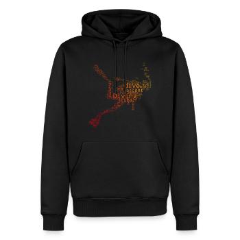 Scuba Diver Scuba Taucher Scuba Tauchen - Männer Premium Bio Hoodie - Schwarz - Vorne - Nico (187cm)