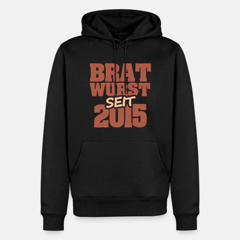 Barbecue 2015 - Männer Premium Bio Hoodie - Schwarz