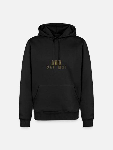 Bangkok - Men’s Premium Organic Hoodie - black