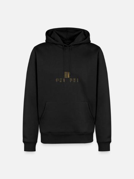 Rome - Men’s Premium Organic Hoodie - black