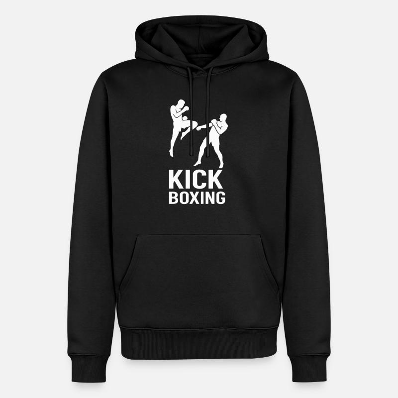 Kickboxing Fighters - Männer Premium Bio Hoodie - Schwarz