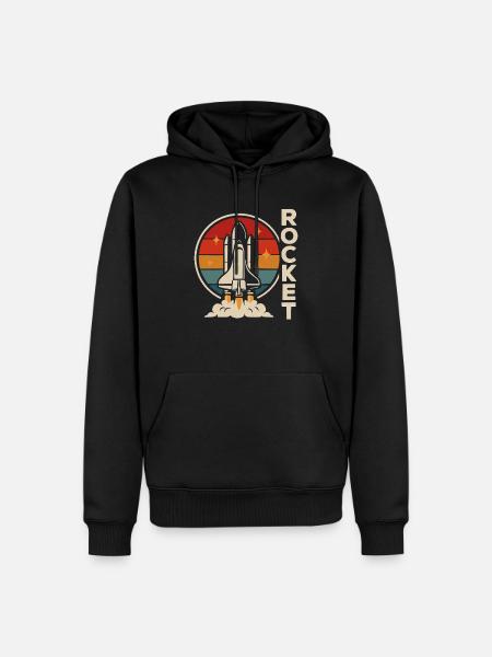 Raketen Rocket Fans - Men’s Premium Organic Hoodie - black