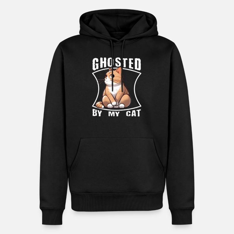 Ignoré par mon chat - Sweat à capuche Premium bio Homme - noir