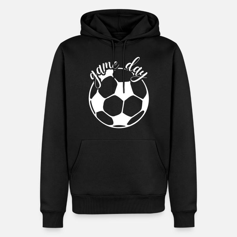 JOUR DE JEU - Sweat à capuche Premium bio Homme - noir