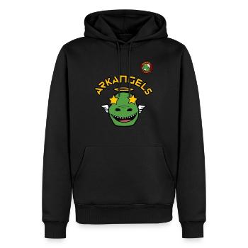 ArkAngels Star Eyes | Ark Survival Ascended - Men’s Premium Organic Hoodie - black - Front - Nico (187cm)