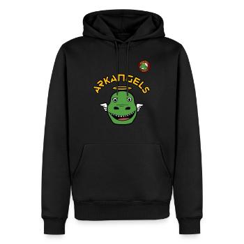 ArkAngels Smile | Ark Survival Ascended - Men’s Premium Organic Hoodie - black - Front - Nico (187cm)