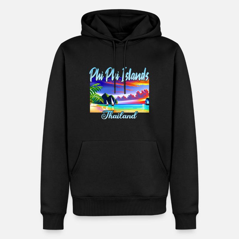 Phi Phi Islands - Men’s Premium Organic Hoodie - black