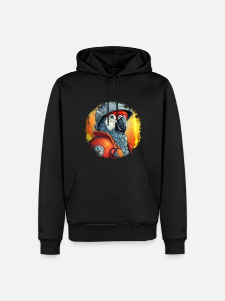 Parrots Fire Brigade - Men’s Premium Organic Hoodie - black