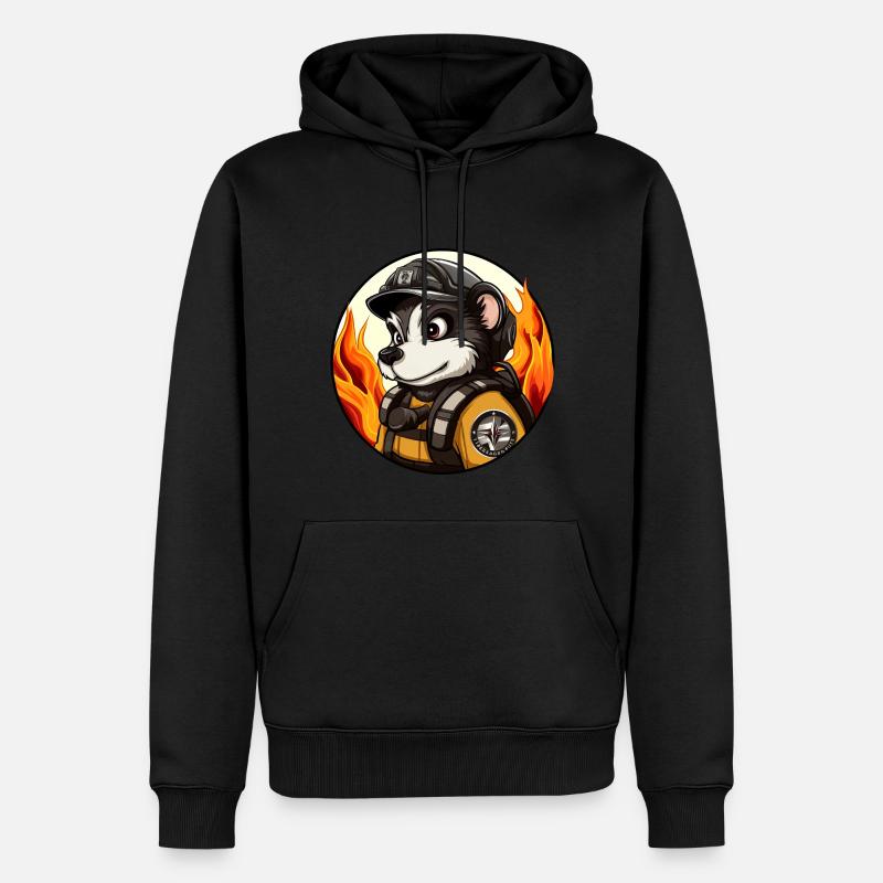 Skunks Fire Brigade - Men’s Premium Organic Hoodie - black
