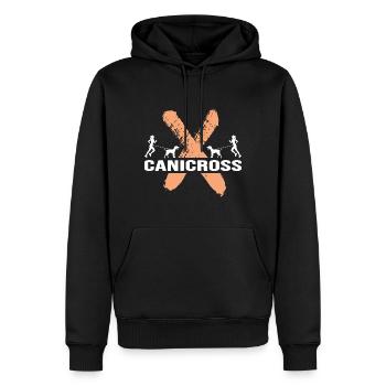 Canicross canicross-girl Hundelauf Hundesport - Männer Premium Bio Hoodie - Schwarz - Vorne - Nico (187cm)