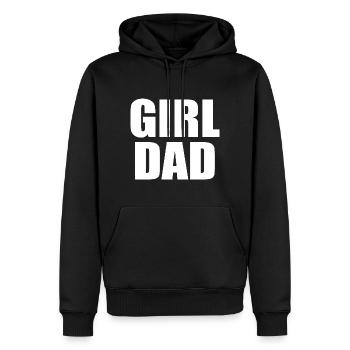 Girl dad - Männer Premium Bio Hoodie - Schwarz - Vorne - Nico (187cm)