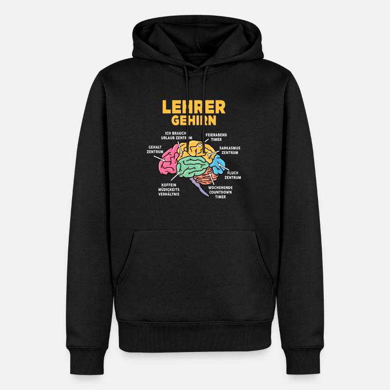 Lehrer - Männer Premium Bio Hoodie - Schwarz