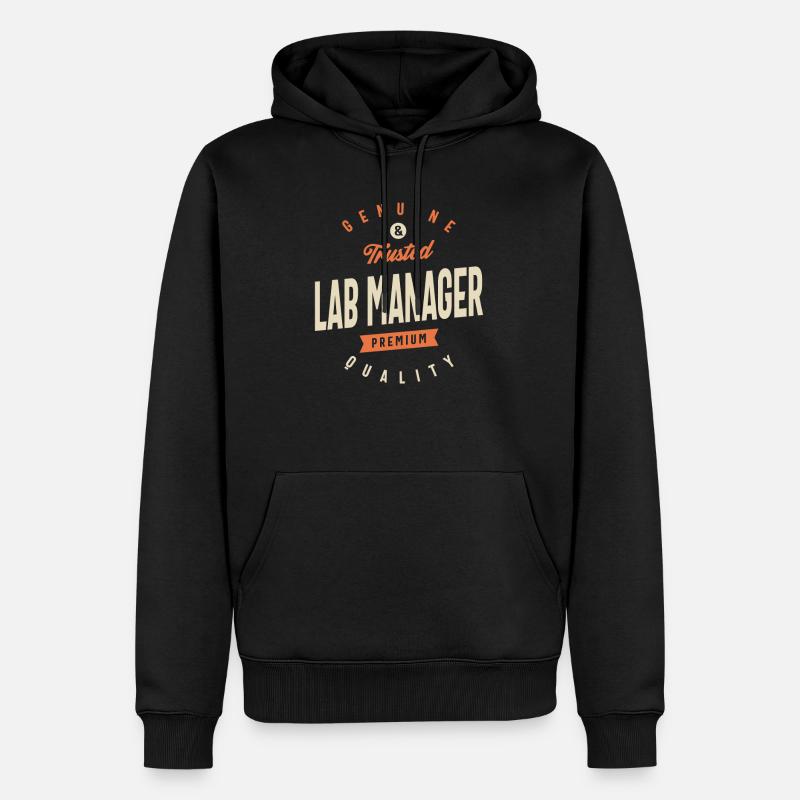 Lustiger Beruf - Laborleiter - Männer Premium Bio Hoodie - Schwarz