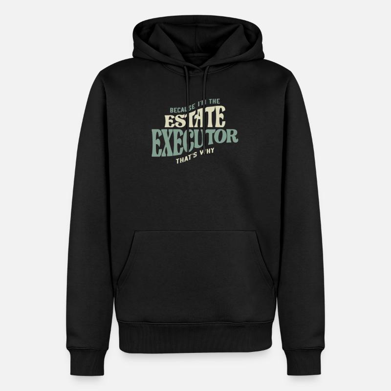 Fier exécuteur testamentaire - Sweat à capuche Premium bio Homme - noir