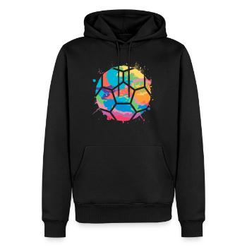 Handball Spieler Handballspieler Handballer - Männer Premium Bio Hoodie - Schwarz - Vorne - Nico (187cm)