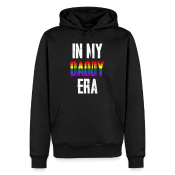 In My Daddy Era - Männer Premium Bio Hoodie - Schwarz - Vorne - Nico (187cm)