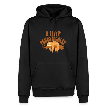 Je fais périodiquement la sieste Procrastination Paresseux Mignon paresseux - Sweat à capuche Premium bio Homme - noir - Devant - Nico (187cm)