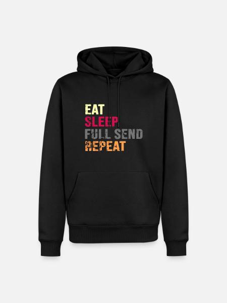 Parkour "Full Send" Freerunning - Men’s Premium Organic Hoodie - black