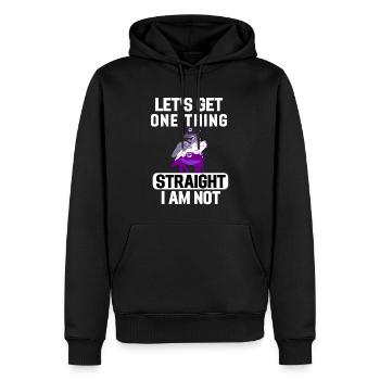 Ace Pride Month Frosch LGBT Geschenk Asexuell - Männer Premium Bio Hoodie - Schwarz - Vorne - Nico (187cm)